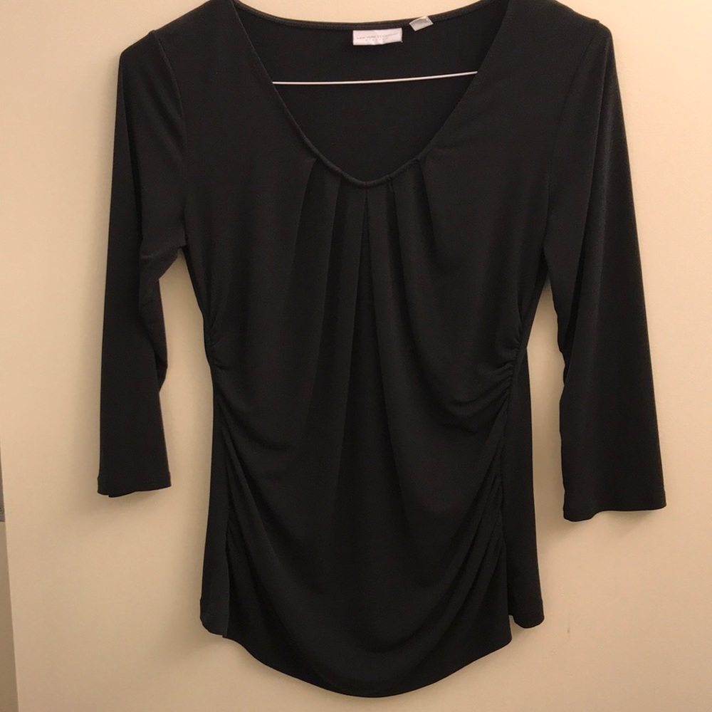 New York & Company - Stretch Black Top - Size M